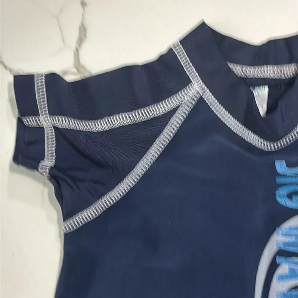 OshKosh B’GOSH | Navy Blue Boys Rash guard Swim Top Surf Size 6-9 Months